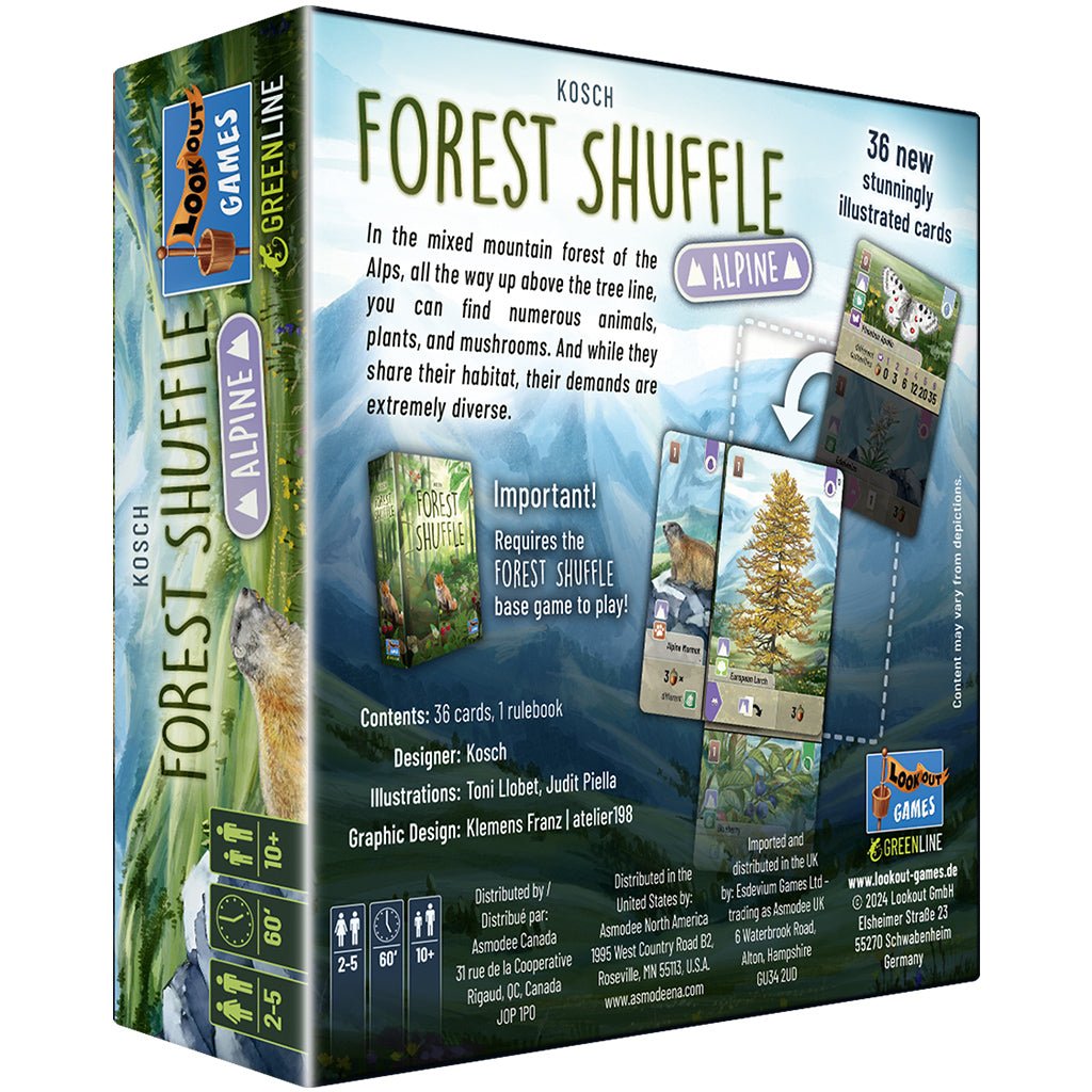 Forest Shuffle Alpine Expansion Card Games The Compleat Strategist