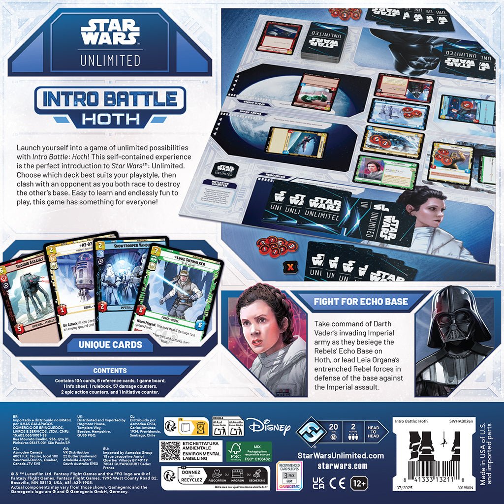 Star Wars: Unlimited - Intro Battle: Hoth (Preorder) Collectible Card Games The Compleat Strategist