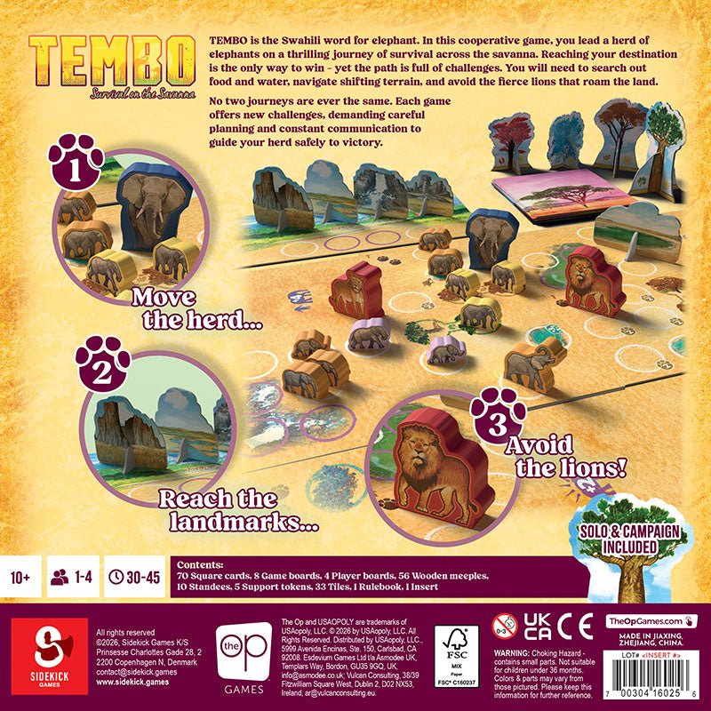 Tembo: Survival on the Savanna Board Games The Compleat Strategist