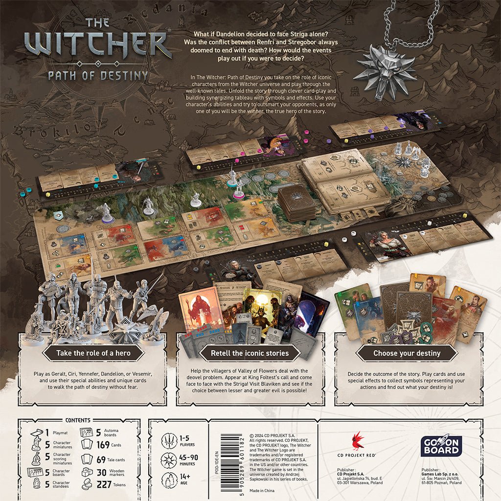 The Witcher: Path of Destiny - Deluxe Edition Board Games The Compleat Strategist