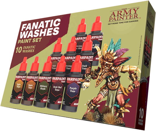 Warpaints: Fanatic Washes Paint Set Hobby Paints and Sprays The Compleat Strategist