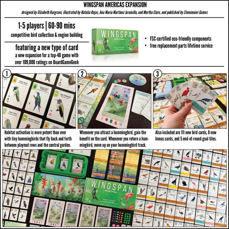Wingspan Americas Expansion (now available in store) Board Games The Compleat Strategist