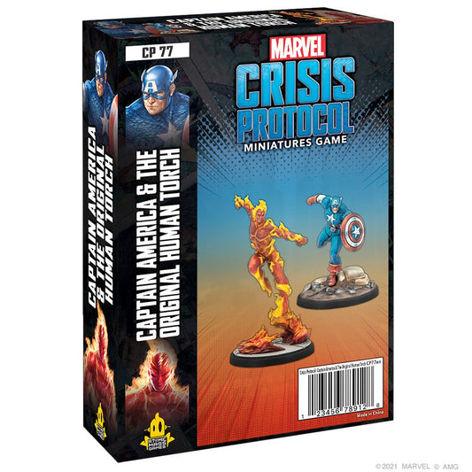 Marvel: Crisis Protocol - Captain America & The Original Human Torch Games The Compleat Strategist