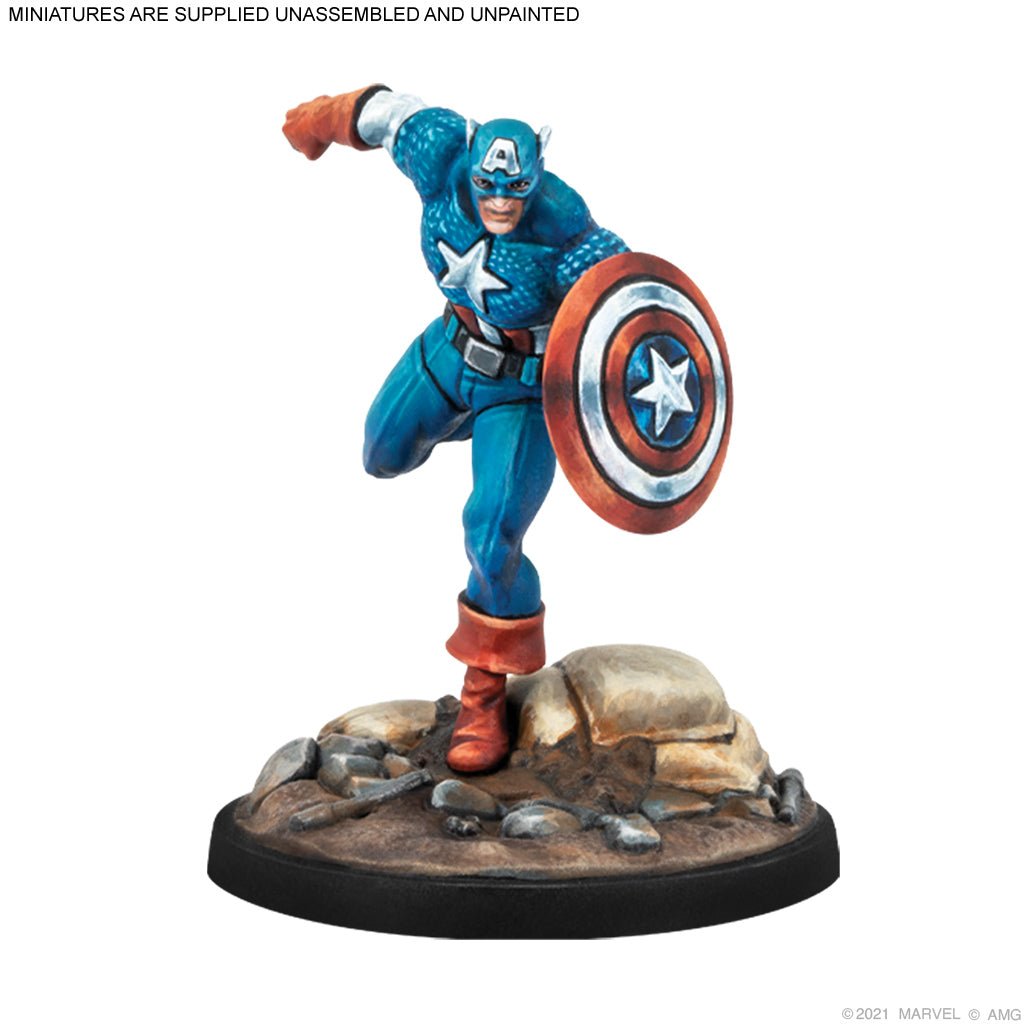 Marvel: Crisis Protocol - Captain America & The Original Human Torch Games The Compleat Strategist
