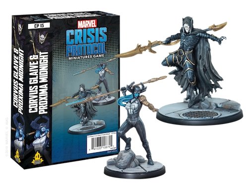 Marvel Crisis Protocol Corvus Glaive and Proxima Midnight Character Pack Collectible Miniatures Games The Compleat Strategist
