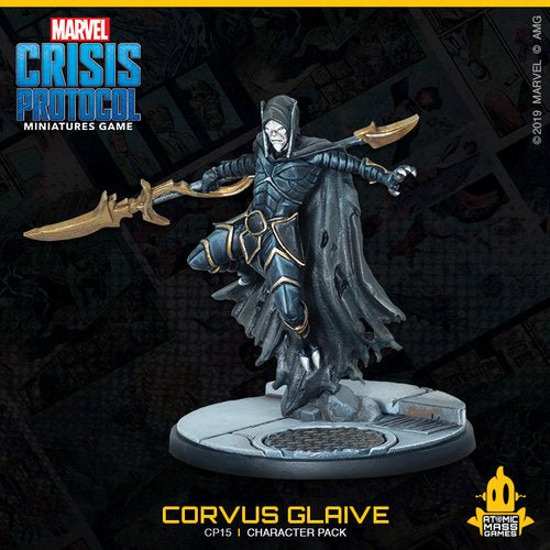 Marvel Crisis Protocol Corvus Glaive and Proxima Midnight Character Pack Collectible Miniatures Games The Compleat Strategist