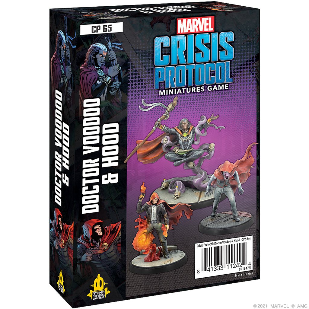 Marvel: Crisis Protocol Doctor Voodoo & Hood Character Pack Collectible Miniatures Games The Compleat Strategist