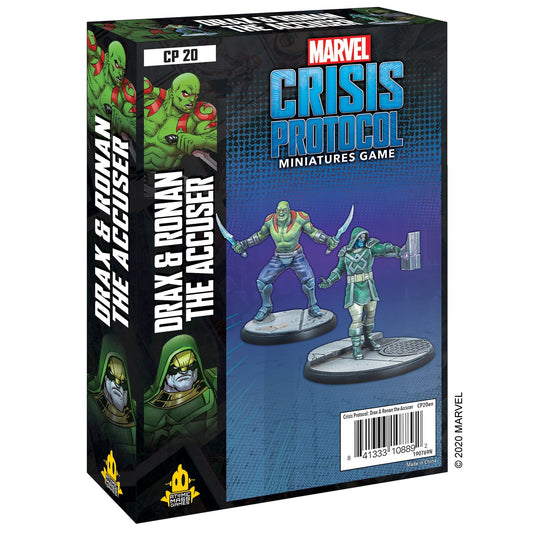 Marvel Crisis Protocol Drax and Ronan the Accuser Collectible Miniatures Games The Compleat Strategist