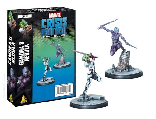 Marvel Crisis Protocol Gamora and Nebula Character Pack Collectible Miniatures Games The Compleat Strategist