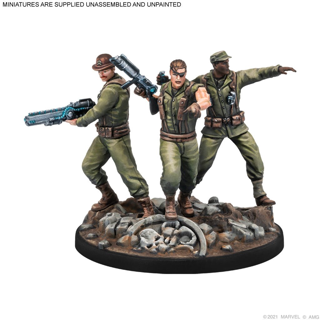 Marvel: Crisis Protocol - Nick Fury, Sr. & Howling Commandos Games The Compleat Strategist