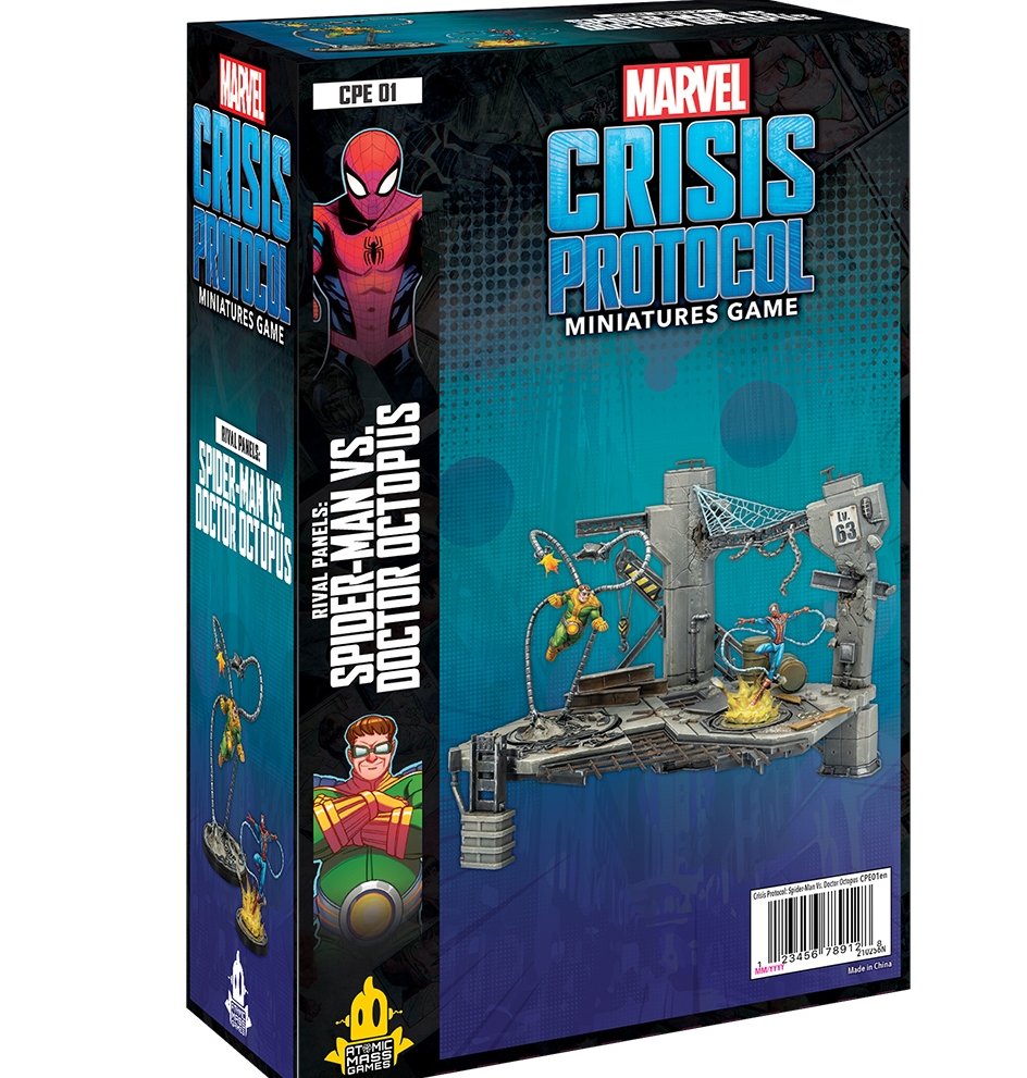 Marvel Crisis Protocol Rival Panels: Spider - Man vs Doctor Octopus Collectible Miniatures Games The Compleat Strategist