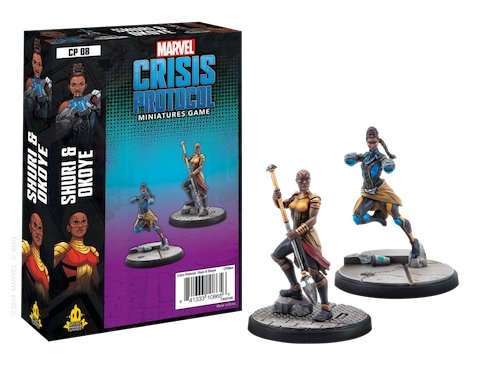 Marvel Crisis Protocol Shuri and Okoye Character Pack Collectible Miniatures Games The Compleat Strategist