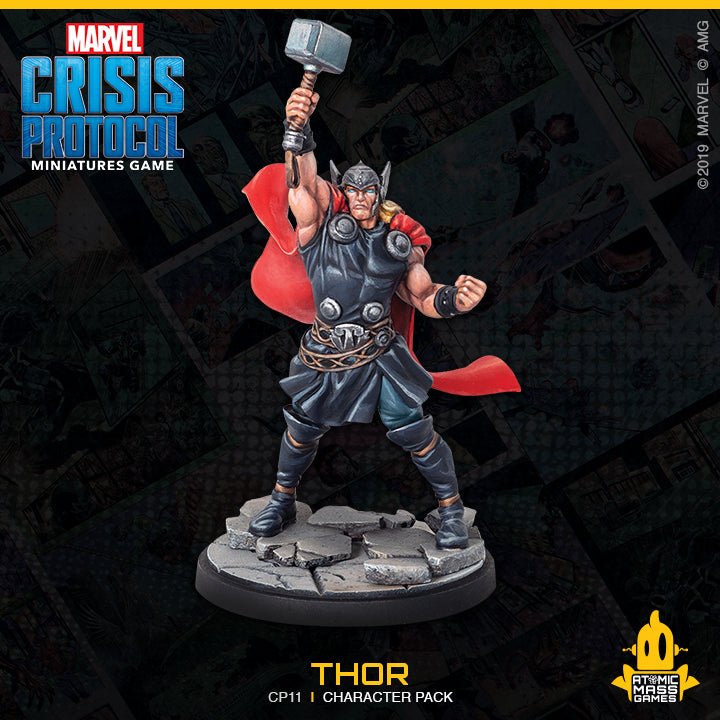 Marvel Crisis Protocol Thor and Valkyrie Character Pack Collectible Miniatures Games The Compleat Strategist