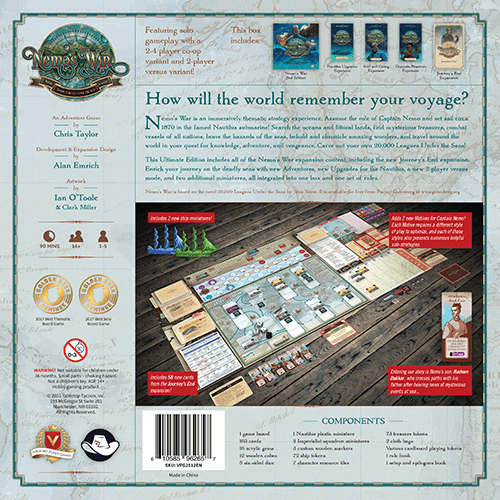 Nemo's War Board Game The Compleat Strategist